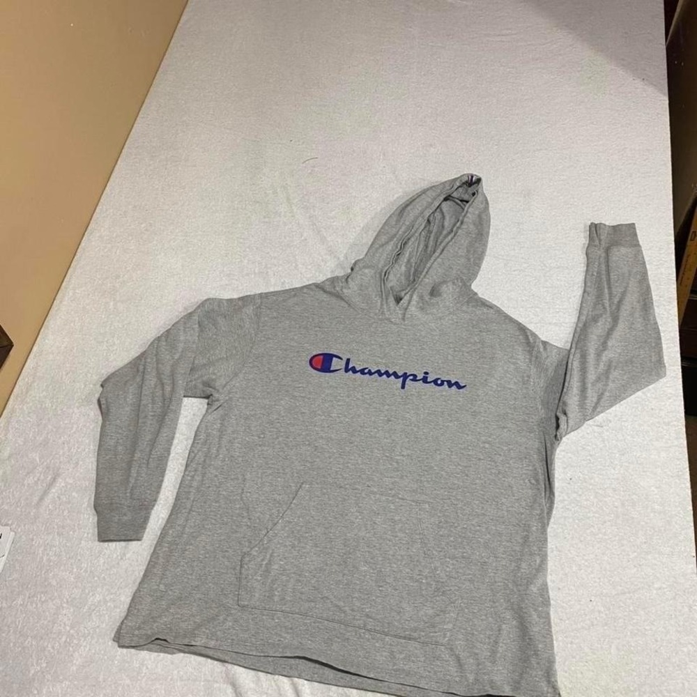 Champion Athleticwear grey hoodie unisex Size XL. SKU646 #champion #hoodie